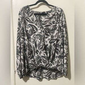 NWT Paisley Blouse